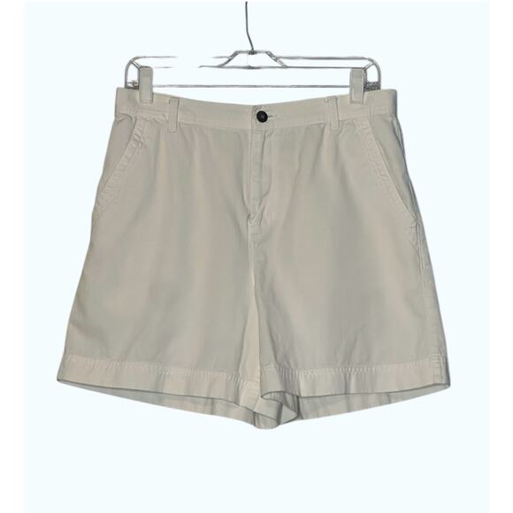 Liz Claiborne white pleated high waist shorts size 12 - Picture 7 of 8